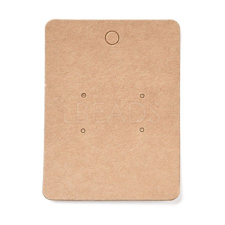 Blank Kraft Paper Earring Display Cards CDIS-G005-12-1