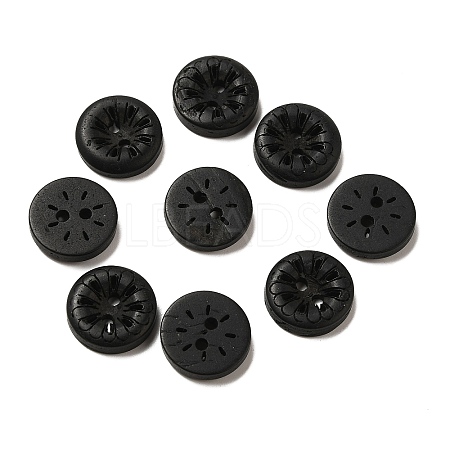 Carved 2-Hole Basic Sewing Buttons NNA0YZG-1