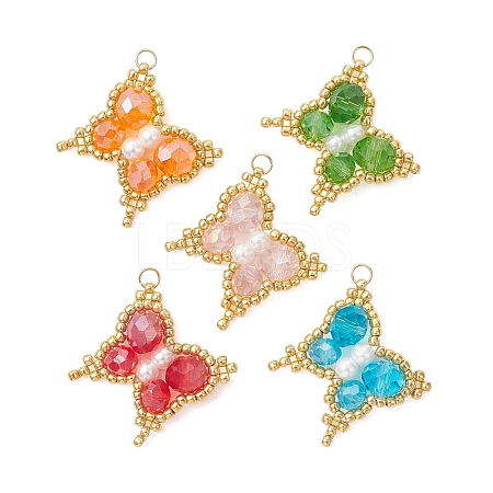 Glass Pendants PALLOY-MZ01285-1
