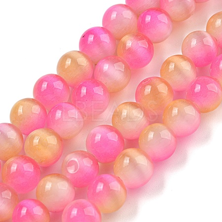 Cat Eye Beads Strands G-K378-A09-02-1