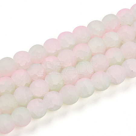 Crackle Glass Beads X1-GLAA-N009-8mm-01-1