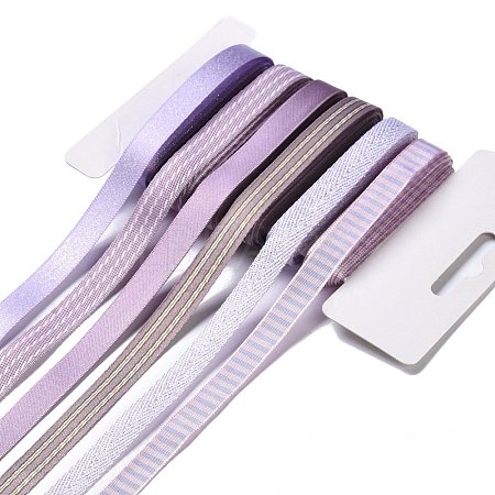 Polyester & Polycotton Ribbons Sets SRIB-P022-01E-11-1