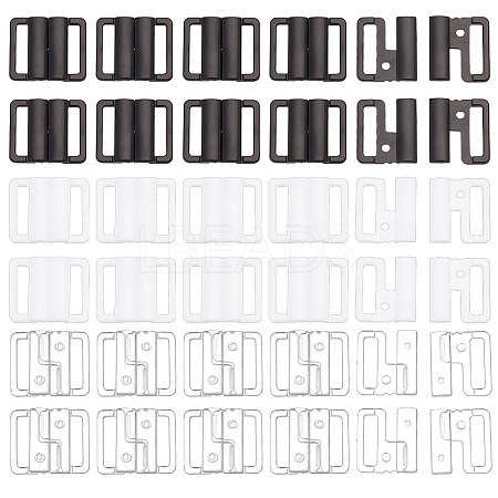 30Pcs 3 Colors Plastic Bikini Clips FIND-AR0006-50-1