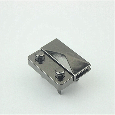 Zinc Alloy Twist Bag Lock Purse Catch Clasps PURS-PW0005-093B-1