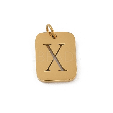 304 Stainless Steel Charms LS-STAS-R001-01G-X-1