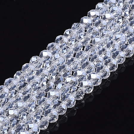 Electroplate Glass Beads Strands EGLA-A044-T8mm-A19-1