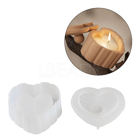 Heart DIY Candle Cup Silicone Molds LS-DIY-Q037-11A-1
