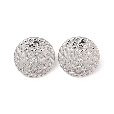 304 Stainless Steel Stud Earrings for Women EJEW-L272-028P-02-1