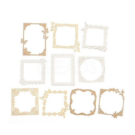 10Pcs Retro Hollow Out Scrapbook Paper Pads DIY-G116-02A-1