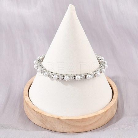 Brass Pave Clear Cubic Zirconia Tennis Bracelets for Women KK-CBA68DA-08P-1