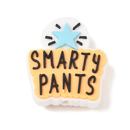 Graduation Theme Silicone Beads SL-CBAF318-B01-1