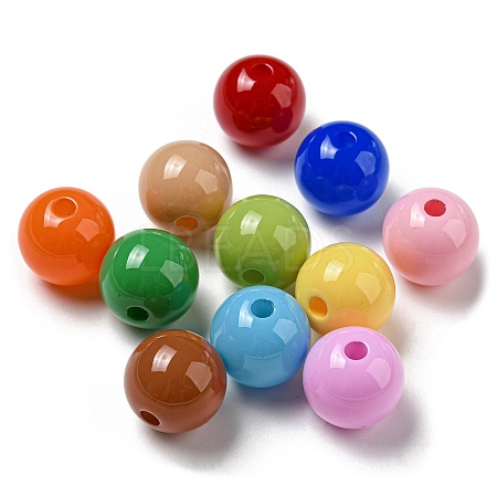 Opaque Acrylic Beads MACR-D081-07-1