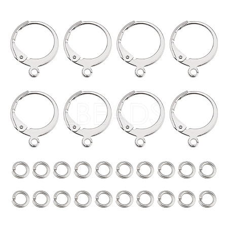 ARRICRAFT 100Pcs 304 Stainless Steel Leverback Earring Findings STAS-AR0002-37A-1