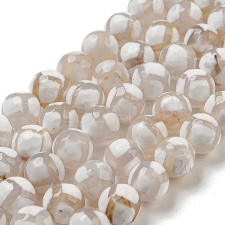 Tibetan Style dZi Beads Strands G-P526-D05-01-1