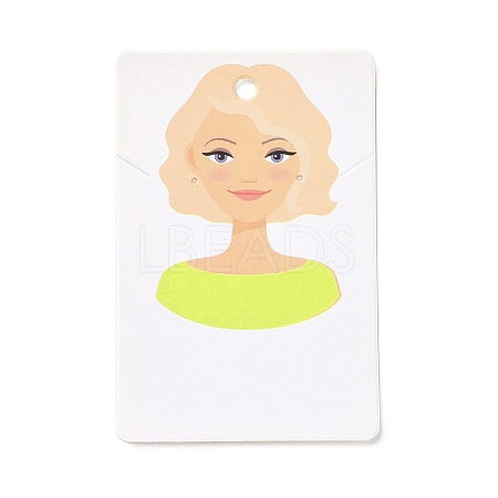 Paper Earring Display Cards DIY-B061-04D-1