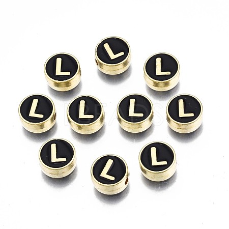 Alloy Enamel Beads ENAM-N052-006-02L-RS-1