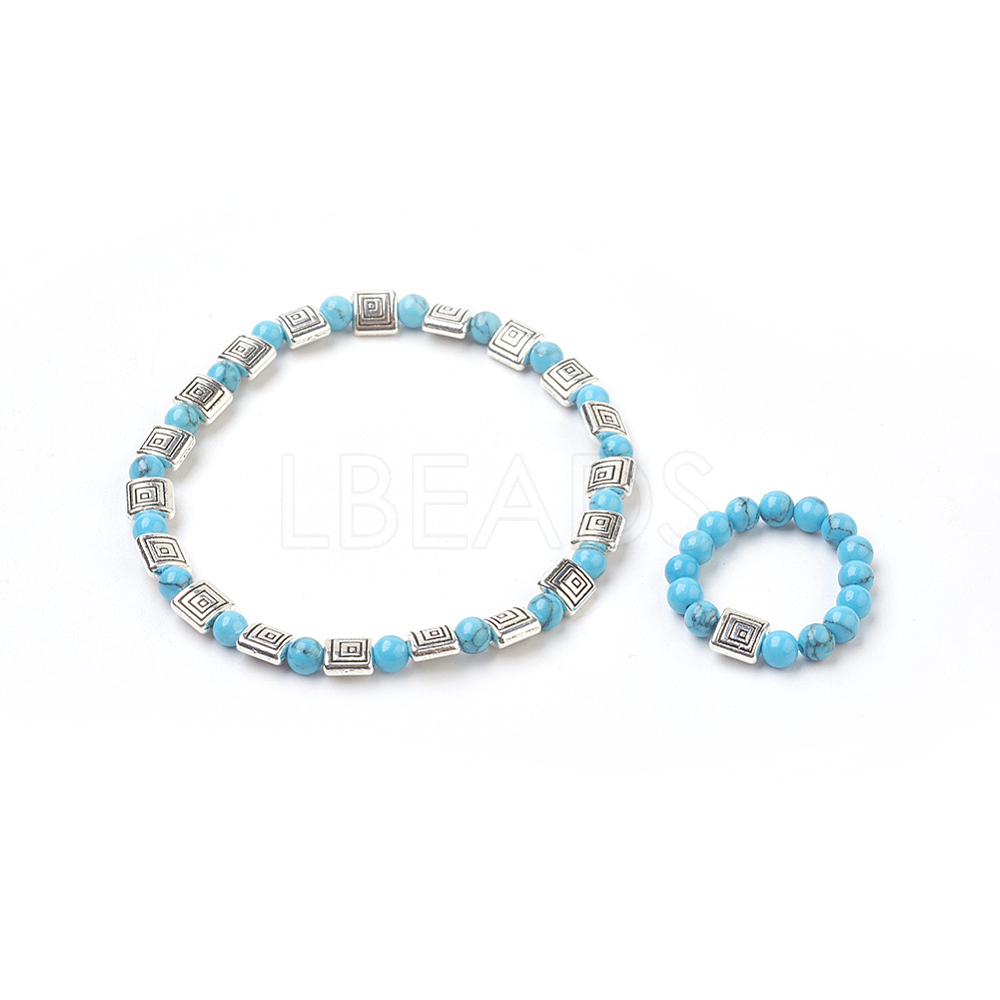 Synthetic Turquoise Jewelry Sets - Lbeads.com