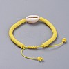 Eco-Friendly Handmade Polymer Clay Heishi Beads Kids Braided Bracelets BJEW-JB04317-02-4