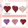 SUNNYCLUE 30Pcs 3 Colors Alloy Enamel Pendants FIND-SC0005-92-2