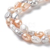 Natural Cultured Freshwater Pearl Beads Strands PEAR-Z002-30-3