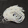 Imitate Austrian Crystal Electroplate Glass Round Bead Strands GLAA-F030-6mm-B01-3