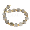 Natural White Labradorite Beads Strands G-F833-B10-01-5
