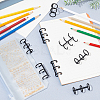 Iron Loose Leaf Book Binder Hinged Rings TOOL-PH0001-49B-2