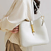 10Pcs Zinc Alloy Crystal Rhinestone Spring Gate Rings FIND-SC0019-51B-7