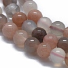Natural Multi-Moonstone Beads Stretch Wrap Bracelets BJEW-D443-02-3