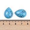 Dyed Synthetic Turquoise Cabochons G-H094-01A-20-3