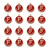Golden Plated Alloy Enamel Charms LS-ENAM-S118-03F-2