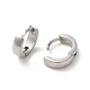 Non-Tarnish Polishing 304 Stainless Steel Hoop Earrings EJEW-P255-11P-2