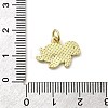 Brass Enamel Pendants KK-P338-03A-G-3