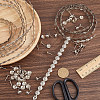 5Bags Flower Iron Decoration Strip FIND-GF0008-41A-P-3