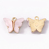 Alloy Acrylic Pendants X-ENAM-R136-01C-1
