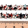 Spray Painted Synthetic Turquoise Beads Strands UNKW-T001-11K-03-3