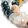 Glass Beads Strands EGLA-A034-M8mm-38-4