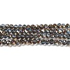 Electroplate Glass Beads Strands EGLA-A034-T6mm-J16-1