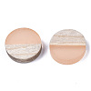 Resin & Wood Cabochons RESI-R425-05J-2