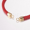 Nylon Twisted Cord Bracelet Making X-MAK-F019-01G-3