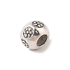 Tibetan Style Alloy European Beads TIBE-Q090-46AS-2