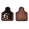 Eco-Friendly Cowhide Leather Big Pendants FIND-N049A-09A-03-2
