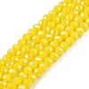 Electroplate Glass Beads Strands EGLA-A044-P3mm-A04-1