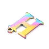 Ion Plating(IP) 304 Stainless Steel Charms STAS-H112-H-M-3