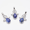 Natural Lapis Lazuli Pendants X-G-G651-A08-1