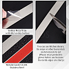 201 Stainless Steel Self-Adhesive Flexible Molding Trim FIND-WH0139-141B-02-4