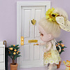 8 Sets 6 Styles Miniature Alloy Door Lock & Key AJEW-GO0001-73-7