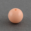 Solid Chunky Bubblegum Acrylic Ball Beads SACR-R835-6mm-07-1