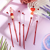 4Pcs DIY Alloy Beadable Crochet Hooks AJEW-TA0003-50A-7