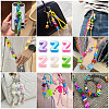 20Pcs UV Plating Opaque Acrylic European Beads OACR-TADJ0001-16Z-6